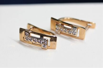 Золотые серьги