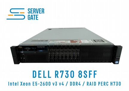 Сервер dell R730 8SFF 2 x E5-2620v3 64 GB
