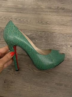 Туфли christian louboutin натуральная кожа