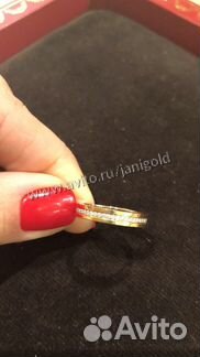Золотое кольцо Cartier Trinity