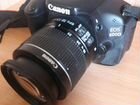 Зеркальный фотоаппарат Canon 600D kit обмен