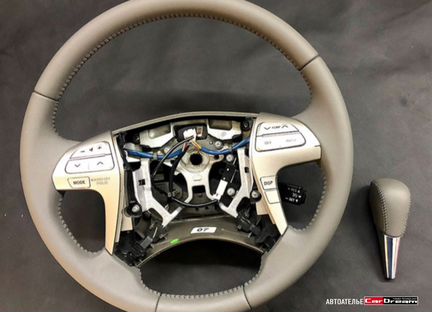 Кожаный руль новый Toyota Camry v40