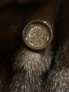 Шуба норковая поперечка 44-46 с капюшоном