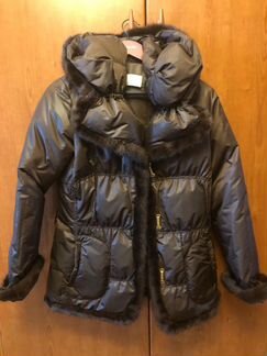 Пуховик с норкой 44-46р в отличном состоянии