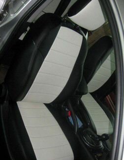 Чехлы Киа Спортаж 3 из экокожи Аригон