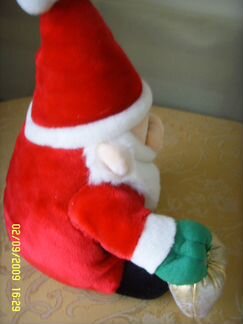 Игрушка мягкая музыкальная Дед Мороз