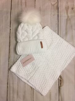 Комплект шапка и снуд 54-58