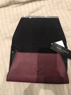 Клатч кожаный galeries lafayette