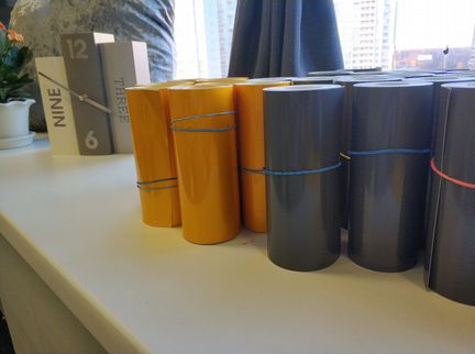 Серая лента наклейка для автомобиля такси