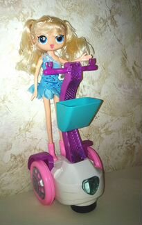 Новая кукла Эльза Анна Лол музыкальная на самокате