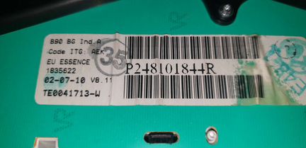 Панель приборов рено логан