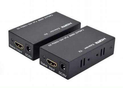 Активный hdmi удлинитель по витой паре 5e/6 568B F