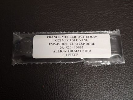 Ремешок Franck Muller Оригинальный кожаный для час