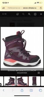 Ботинки зима Ecco 27 р