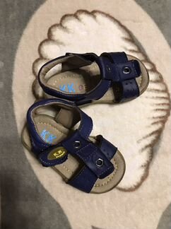 Детские летние синенькие сандали, 19 размер