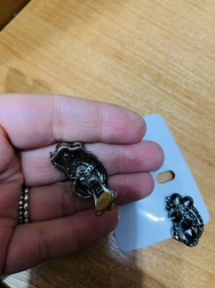 Клипсы чешские винтаж