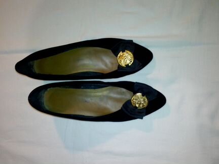 Женские замшевые туфельки