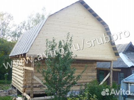 Сруб бани