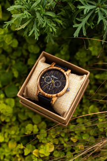 Деревянные наручные часы ручной работы