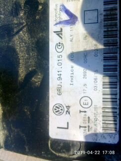 Продам фару на фольксваген поло