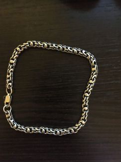 Серебренный мужской браслет