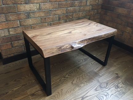 Столик журнальный, кофейный массив слэб