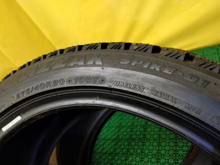 Pезина 275/40 R20 зимняя шипы Bridgestone новая