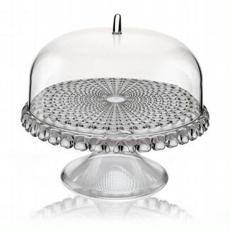 Тортовница Guzzini Tiffany S серая