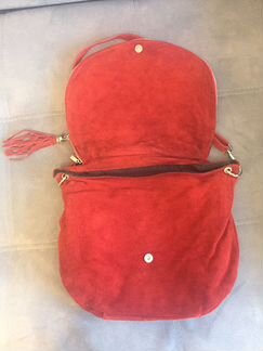 Сумка замшевая