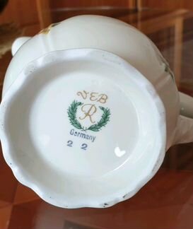 Молочник. reichenbach porcelain works