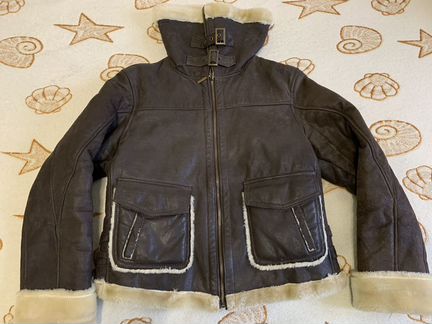 Куртка зимняя дубленка косуха