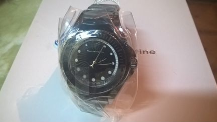 Часы Technomarine Cruise Blue Manta черные новые