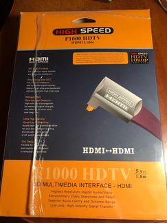 Кабель F1000 hdtv 1.8 m
