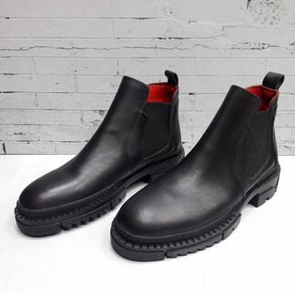 Сапоги мужские новые кожаные (40-44)