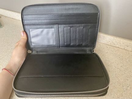 Мужская кожаная борсетка Bally