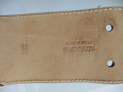 Ремень Roberto Cavalli питон кожа оригинал