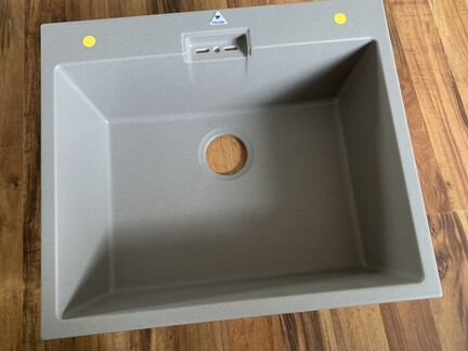 Кухонная мойка Tolero loft TL-580 (Серая) 50х58