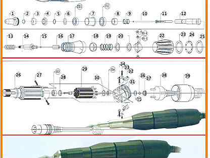 Схема ручки стронг 210 сборки