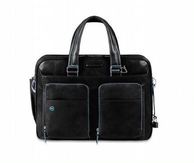 Большая деловая сумка Piquadro CA2765B2, черная