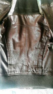 Куртка Mango кожа овечья