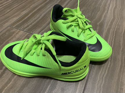 Детские футбольные бутсы nike mercurial