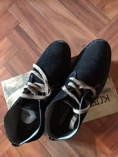 Полуботинки весна-осень, чёрные,размер 44,б/у в ид