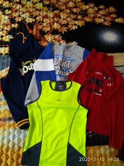 Пакет одежды для мальчика на рост 134-140