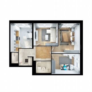 3-к квартира, 64.6 м², 12/25 эт.