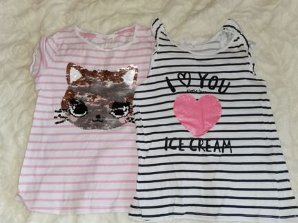 Футболки H&M, цена за 2